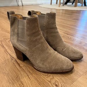 Madewell Taupe Booties